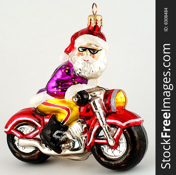 Santa On Bike