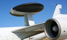 Detail Of Military Airplane AWACS Stock Photos Detail Of Military Airplane AWACS Stock Photos
