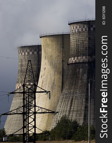 Huge power plant in Mins, Belarus