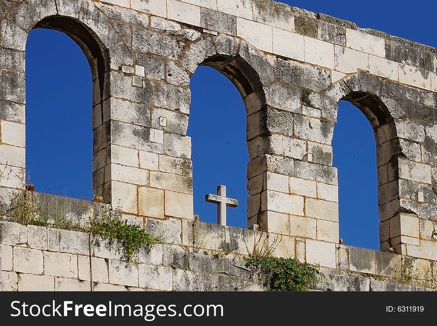 Ruins of a ancient arch