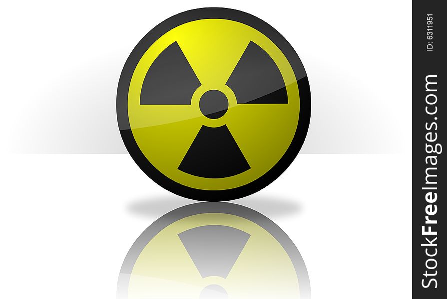 Radiation Symbol for web or graphic design use