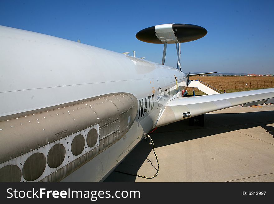 Detail Of Military Airplane AWACS