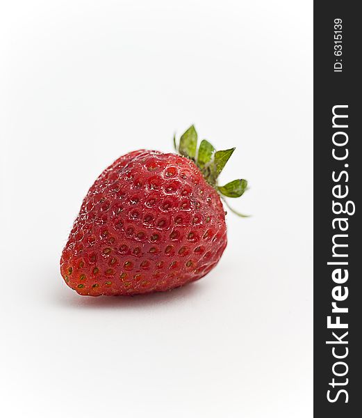 Delicious Strawberry on white background