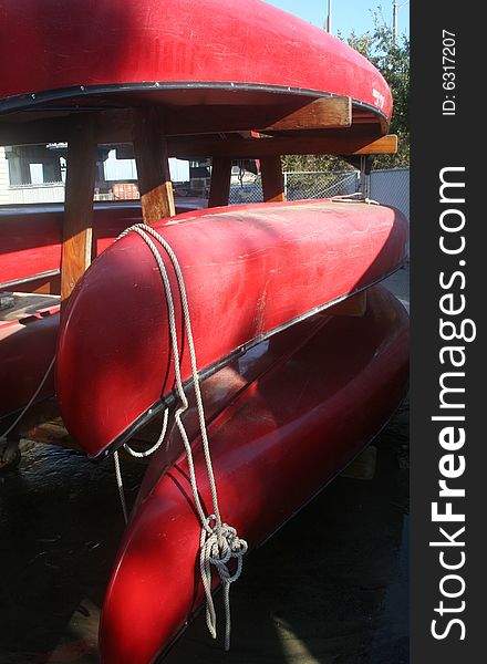 Red Kayaks