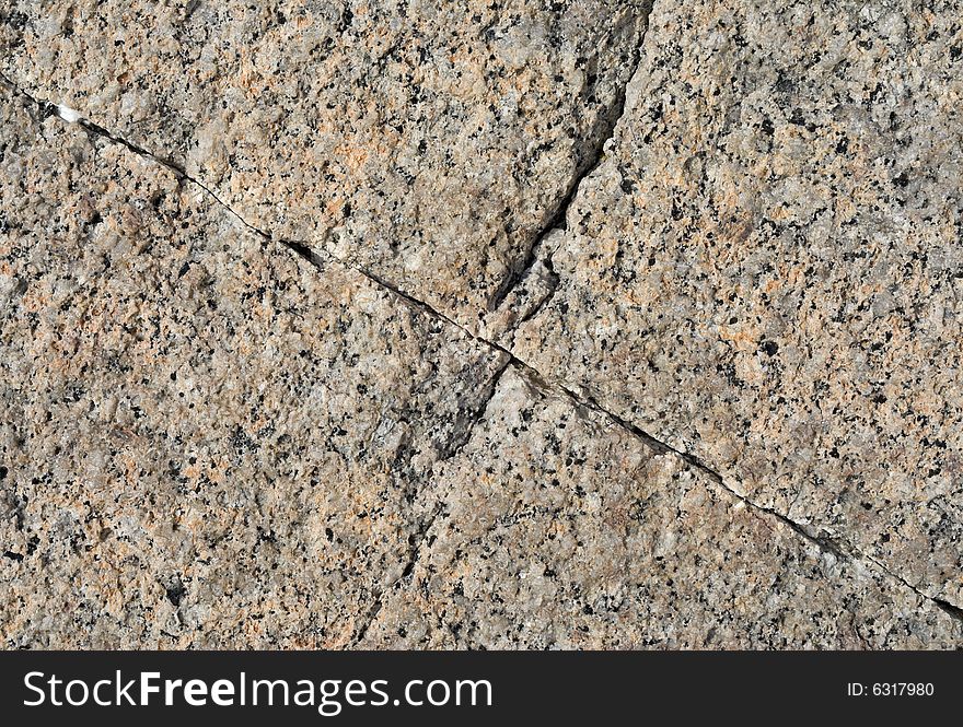 A close-up of surface of granite on seabeach. Russian Far East, Primorye. A close-up of surface of granite on seabeach. Russian Far East, Primorye