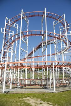Rollercoaster Track Royalty Free Stock Photography Rollercoaster Track Royalty Free Stock Photography