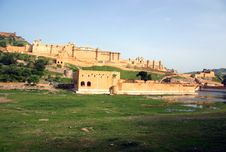 Overview Of The Amber Fort Royalty Free Stock Image Overview Of The Amber Fort Royalty Free Stock Image