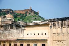 Overview Of The Amber Fort Stock Photography