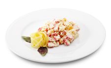 Crab Meat Salad Stock Image