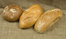 Assortment Of Three Bread Royalty Free Stock Images Assortment Of Three Bread Royalty Free Stock Images