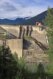 Concrete Hydro Electric Dam Stock Photo Concrete Hydro Electric Dam Stock Photo