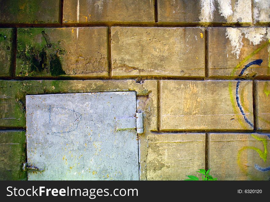 Wall from a brick. Abstract background. Wall from a brick. Abstract background