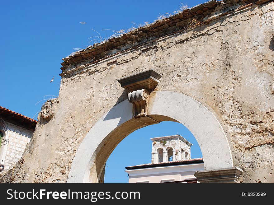 Arch At Porec, Croatia