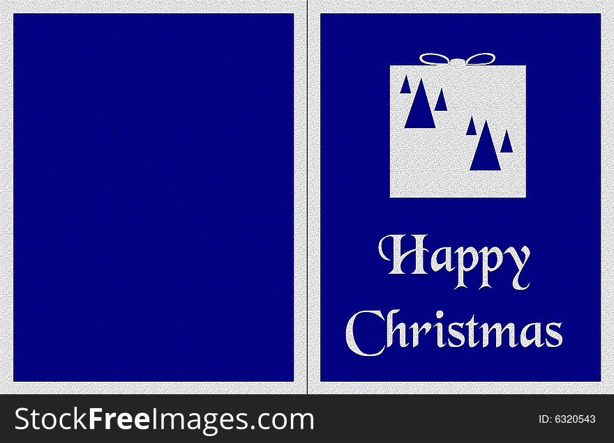 A simple and elegant background for christmas card in blue. A simple and elegant background for christmas card in blue