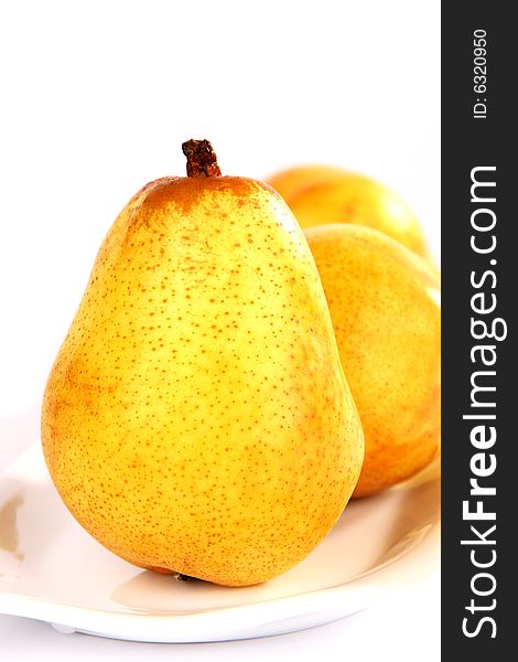 Very fresh and sweet pears