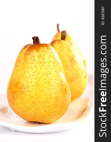 Very fresh and juicy pears