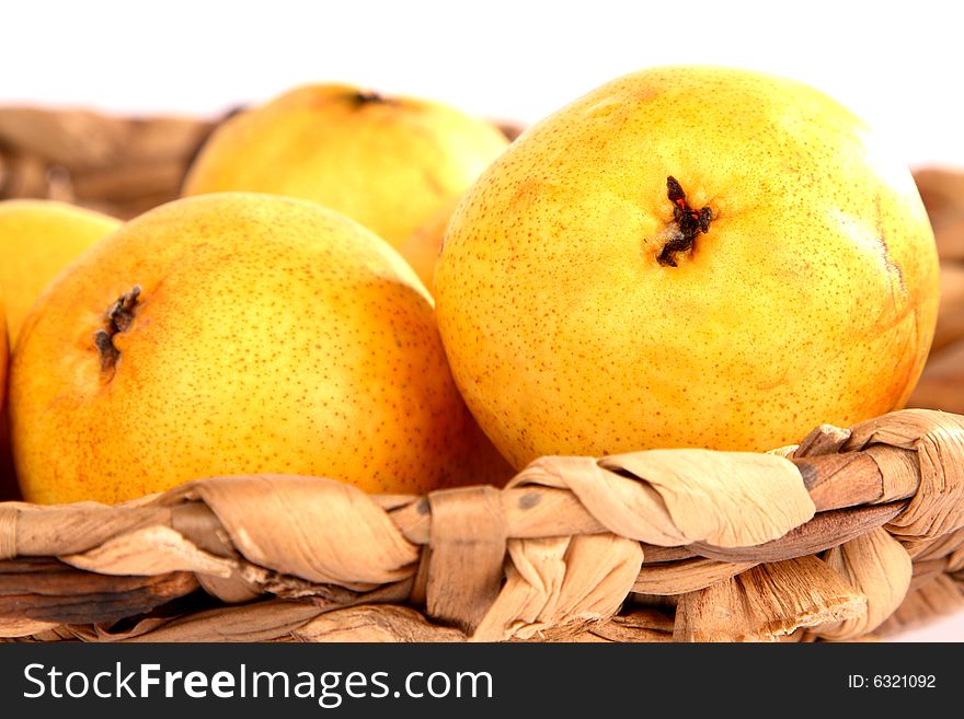 Very fresh and juicy pears