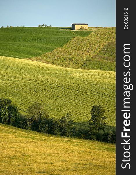 Summer in tuscany with farm. Summer in tuscany with farm