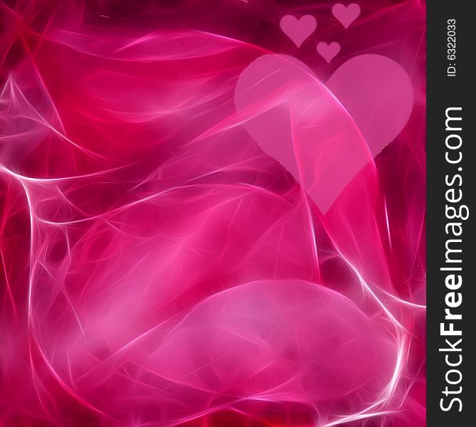 Romantik fractal with heart abstract background. Romantik fractal with heart abstract background