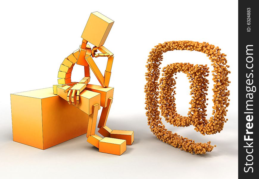 Man And e-mail