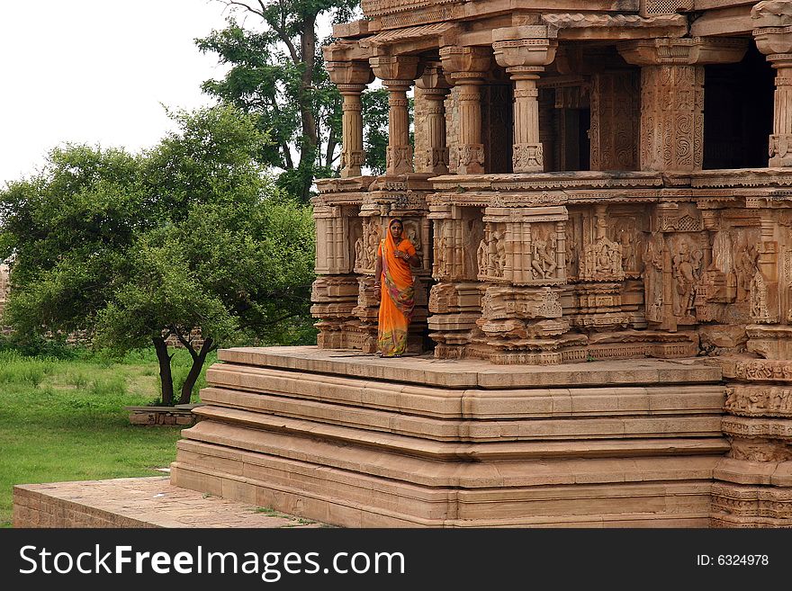 Temple Near Khajuraho, India