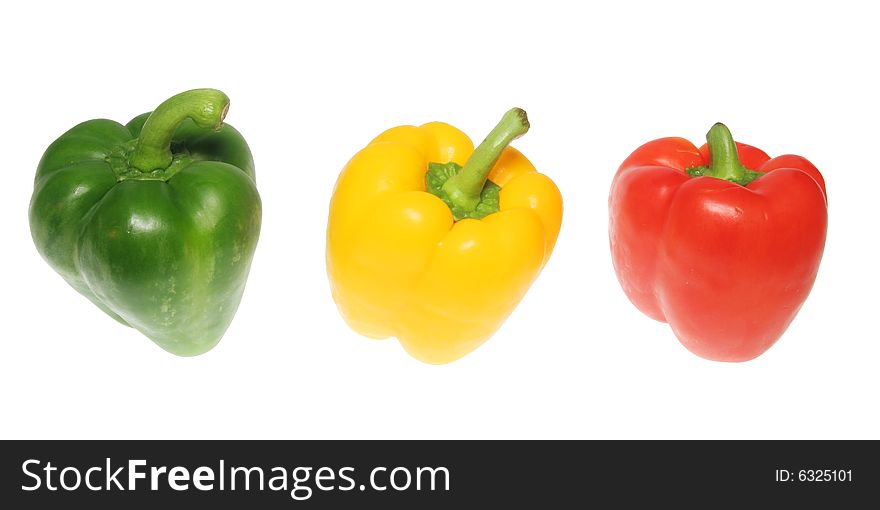 Three Bell Peppers