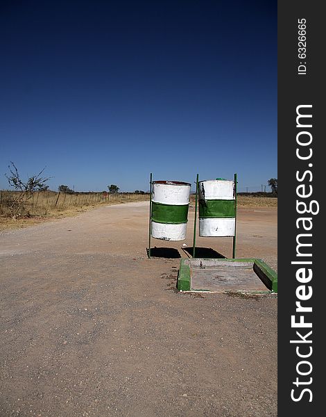 A typical namibian rest area along one of the many gravel roads you can follow. A typical namibian rest area along one of the many gravel roads you can follow.