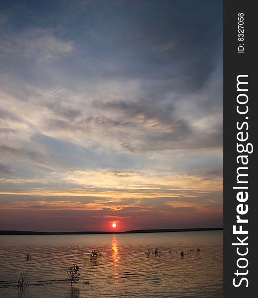 Sunrise Over Lake