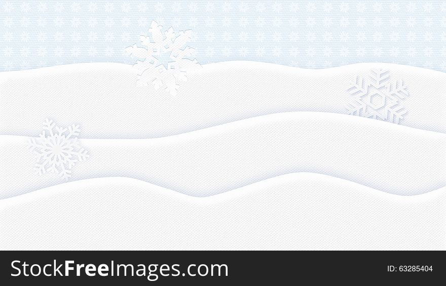 White Background 4K Winter Holidays background with snowflakes ornament. The Illustration in blue and white colors. You can use this material to create images for postcard or background or wallpaper or WEB Banner and more lively digital creations.