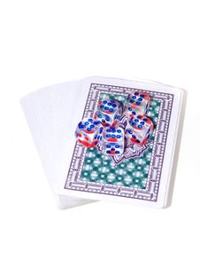 Playing Cards And Playing Bones Royalty Free Stock Photo