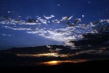 Sunrise Of Bayanbulak Grassland Stock Photo Sunrise Of Bayanbulak Grassland Stock Photo
