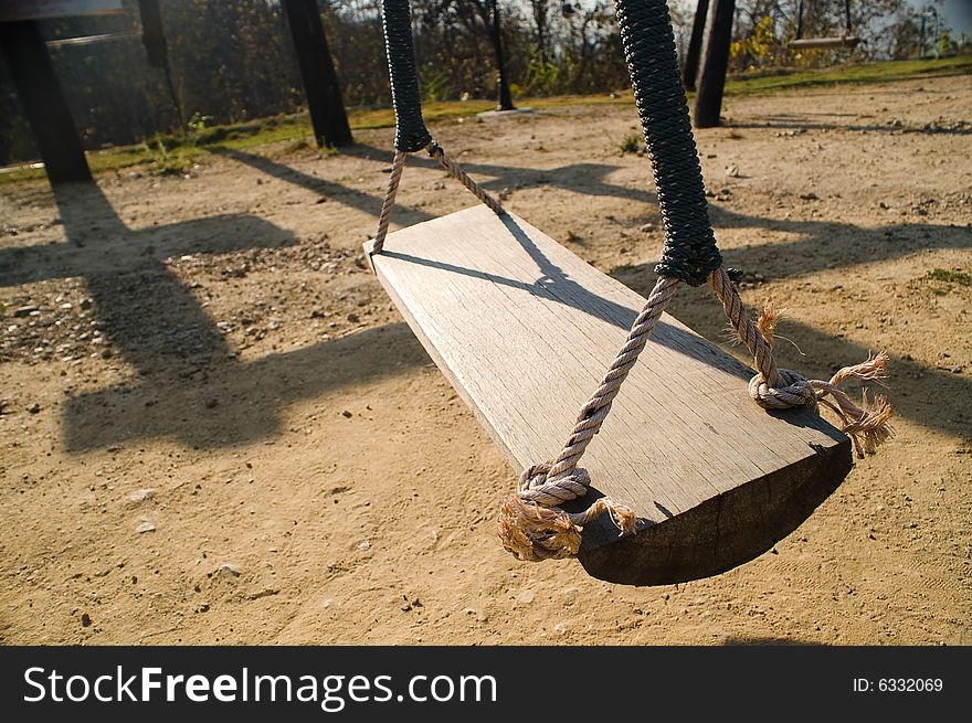 A small playground at a road stop can really make the kids chill out from a long ride. A small playground at a road stop can really make the kids chill out from a long ride.