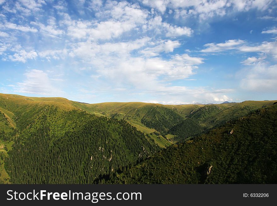 Clouds  Atop The  Mountains