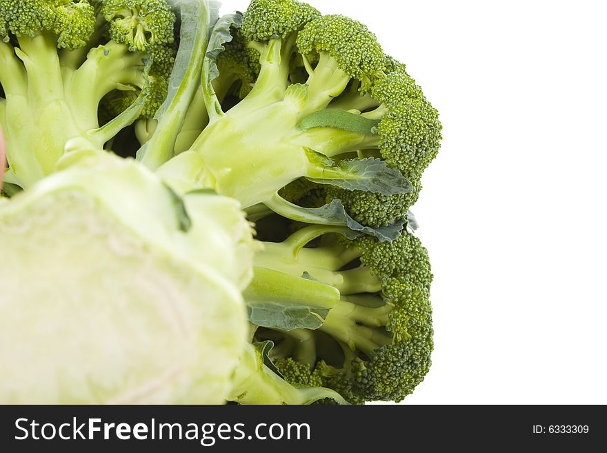 Broccoli Isolated On White