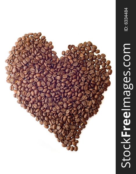 Coffee Beans As Heart