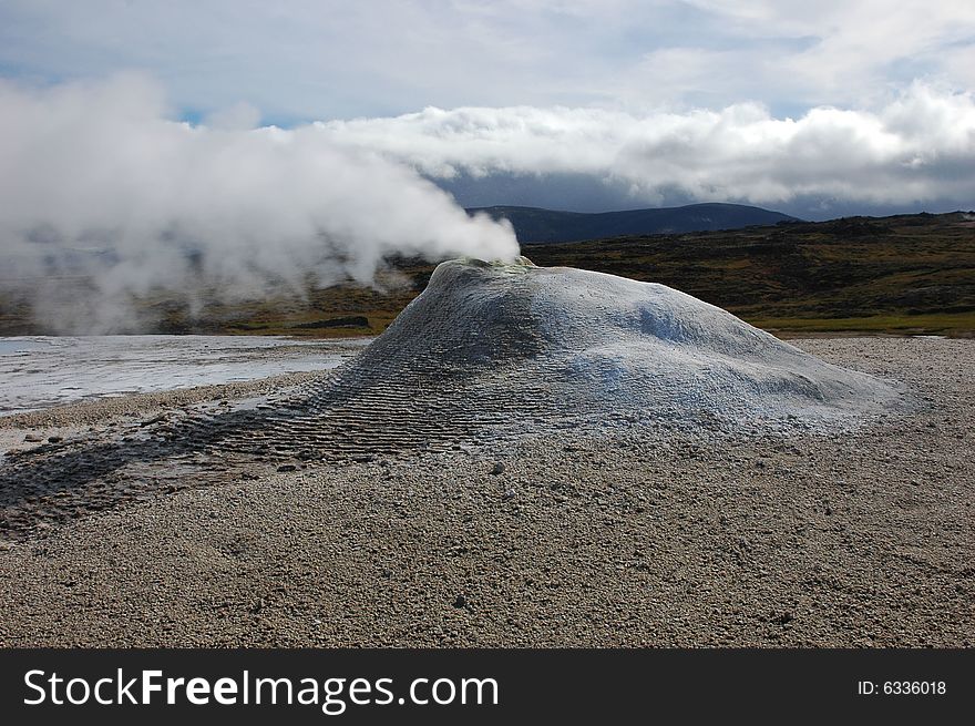 The Volcano In Iceland