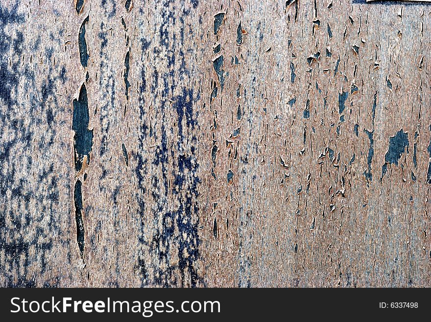 Old metal door with chip of paint. Old metal door with chip of paint