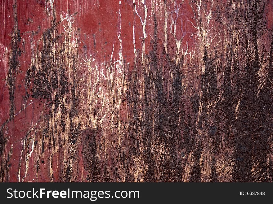 Red Rusty Surface