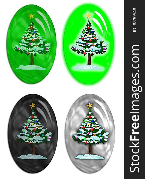 Rollover images with   christmas trees. Rollover images with   christmas trees