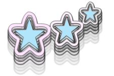 Neon Stars Stock Photo Neon Stars Stock Photo