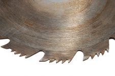 Rusty Circular Saw Blade Isolated Royalty Free Stock Photography Rusty Circular Saw Blade Isolated Royalty Free Stock Photography