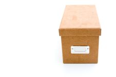Suede Box Stock Image
