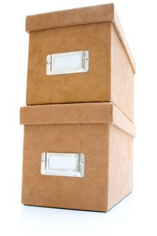 Suede Box Stock Photography