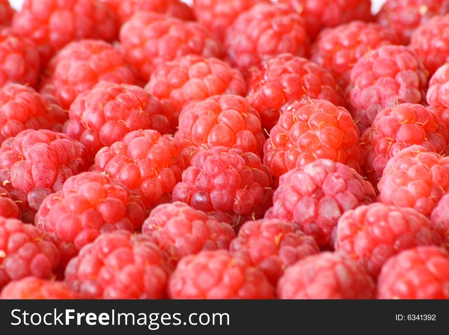 Close up of the ripe raspberry for the background. Close up of the ripe raspberry for the background.