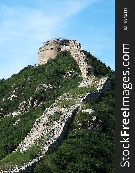 The great wall, hebei, china