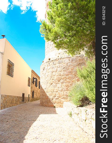 Old Castle in Castilla de la Mancha Spain