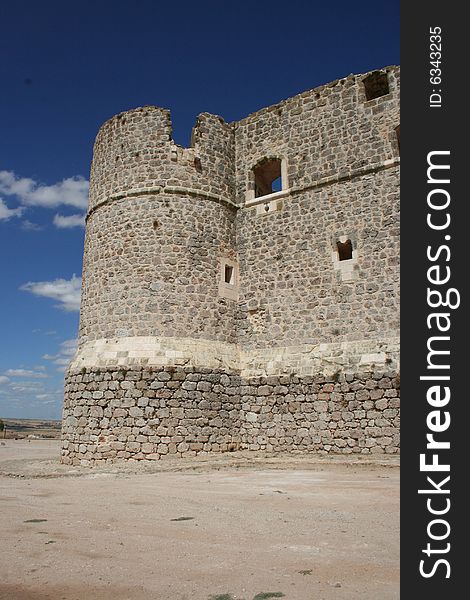 Old Castle in Castilla de la Mancha Spain