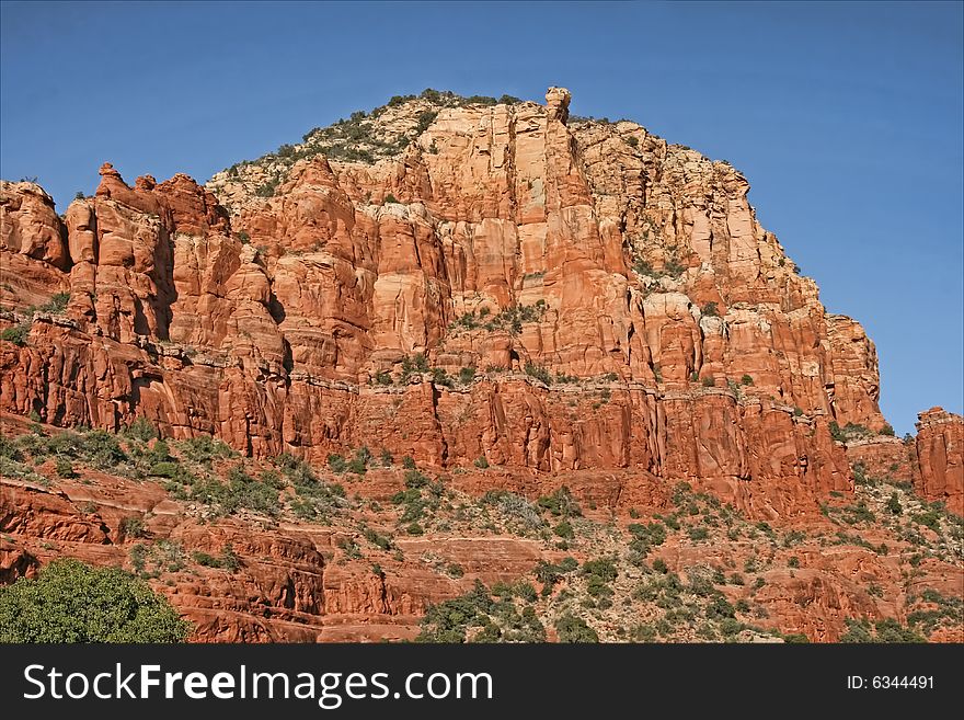 Big red rocks on Arizona. Big red rocks on Arizona