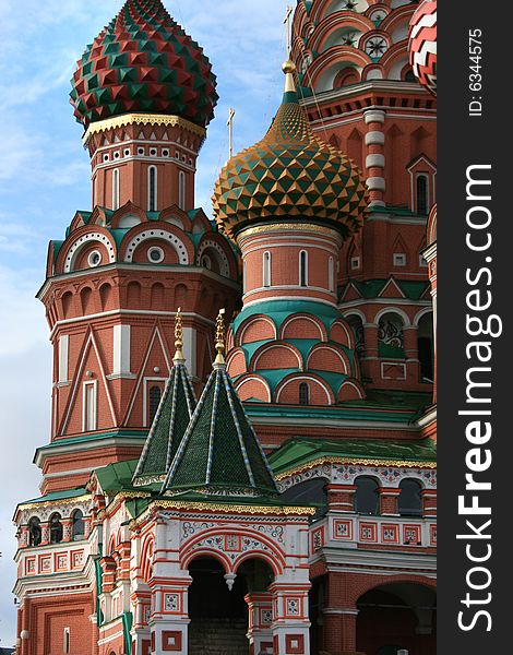 Vasiliy Blagenniy's Tample in the Red Square. Moscow, Russia