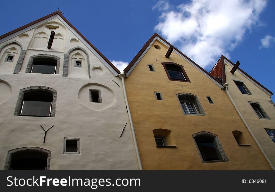 "Three Sisters" house in Tallinn, Estonia